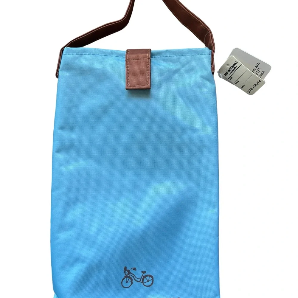 NEW Large Weekender Beach Tote with Wine Bottle bag Made in Los Angeles Travel